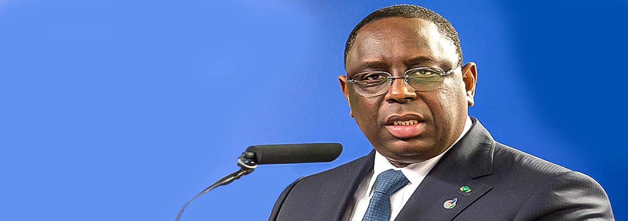 Le president du Senegal son excellence Macky-Sall
