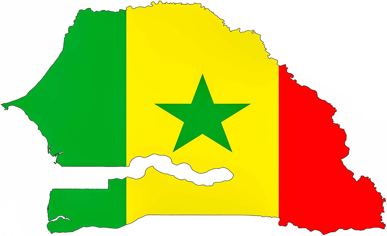 Carte du Senegal